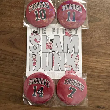 인도네시아 극장 한정판 SLAM DUNK 캔뱃지 & 코스터