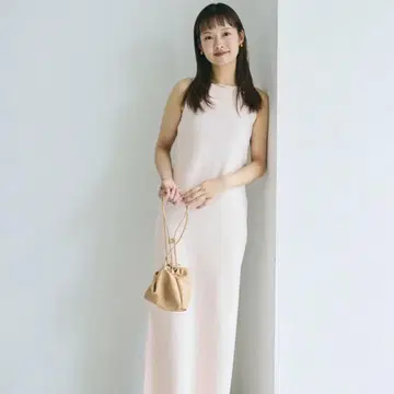 basement online 2WAY I라인 원피스 PINK