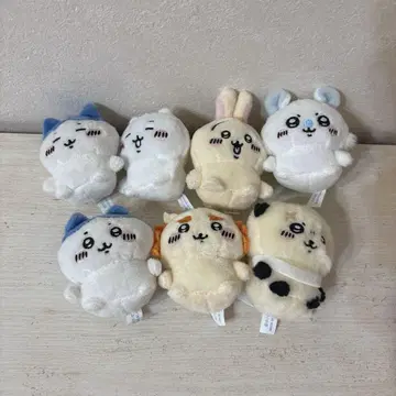 치이카와 (먼작귀) 가챠가챠 앉은 봉제 인형 세트