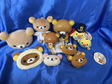 리락쿠마 코리락쿠마 키이로이토리 봉제 인형 등 묶음 판매