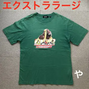 X-LARGE 엑스라지 빅 로고 T셔츠 그래픽 고릴라