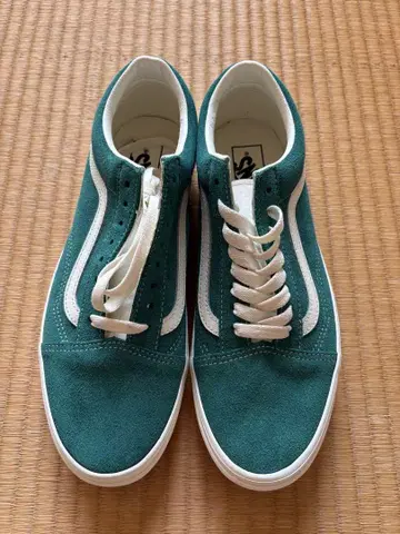 [ 미사용 새상품 ] VANS 올드스쿨 스웨이드 그린