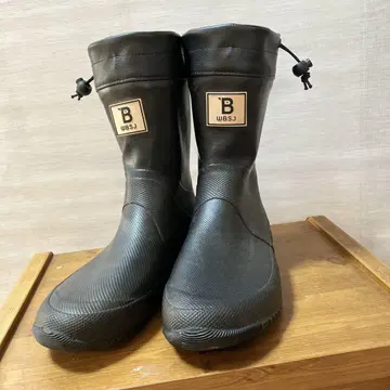 일본 야생 조류 협회 버드 워칭 장화 숏 기장 25cm 블랙