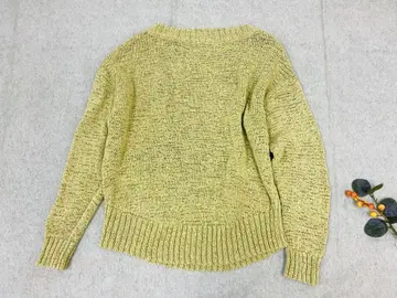 M329 LESSAGE 저널 스탠다드 면 스웨터