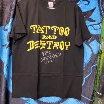 TATTOO AND DESTROY T셔츠 M 사이즈 2012년