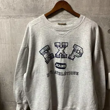 I38 맨투맨 90s 00s 빈티지 Y2K 칼리지 체크 가을