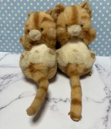 고양이 봉제 인형 퍼스트사 쇼와 레트로 당시물