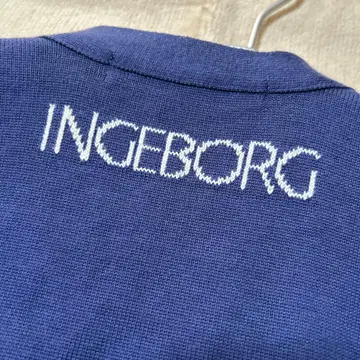 INGEBORG 잉게보그 긴팔 가디건 골드 버튼 네이비 계열