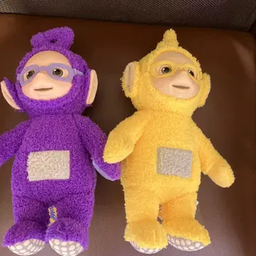 텔레토비즈 봉제 인형 보라색과 옐로우 컬러