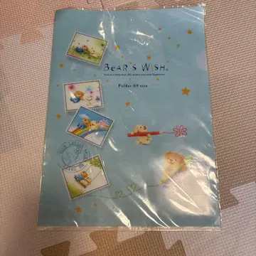 미사용 새상품 베어즈 위시 클리어 파일 홀마크