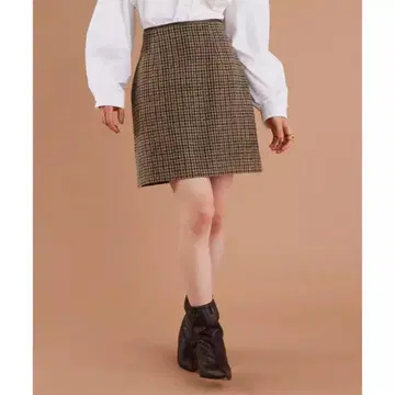Whim Gazette 트위드 미니 스커트