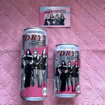 블랙핑크 아사 슈퍼 드라이 500ml 350ml 스티커