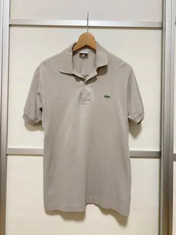 LACOSTE 라코스테 L1212 피케 셔츠 사이즈 3 베이지