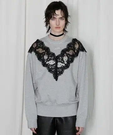 PRANK PROJECT 레이스 맨투맨 Lace Sweatshirt