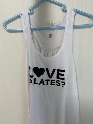 LOVE PILATES? 탱크탑 화이트