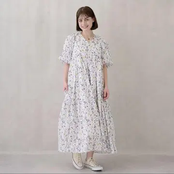 쁘띠마인 꽃무늬 원피스 [ 엄마용 ]