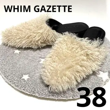WHIM GAZETTE 윔 가젯 에코 퍼 플랫 뮬 38