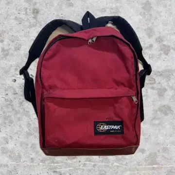 [초레어] usa제 80s EASTPAK 가죽 빈티지 백팩