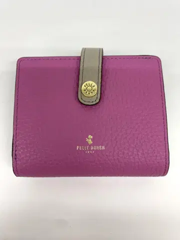 PELLE BORSA 페레볼사 컴팩트 지갑 새상품급 중고