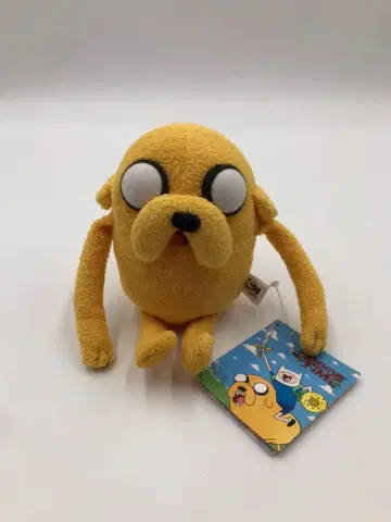 어드벤처 타임 JAKE 봉제 인형 ( S ) 택 포함 중고품