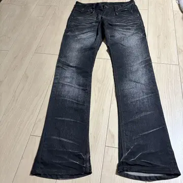 다크 블루 부츠컷 데님