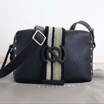 ZANELLATO ODA Baby crossbody bag 네이비