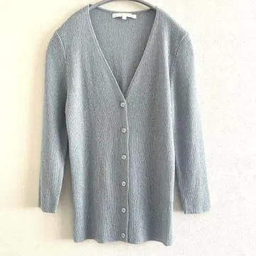 ANAYI 아나이 블루 라메 가디건 7부 소매