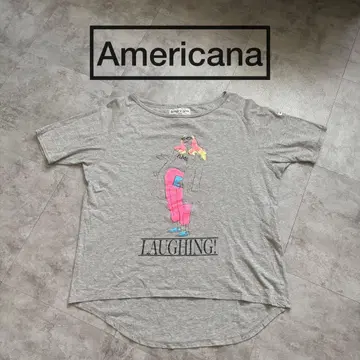 AMERICANA (아메리카나) RAGLAN LONG BACK TEE