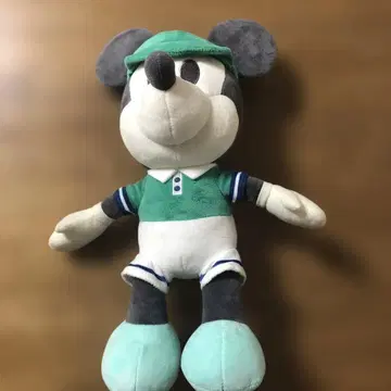 미키마우스 봉제 인형 약 30cm 스포티