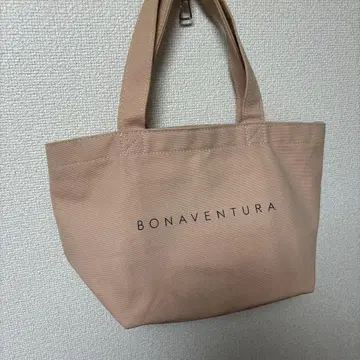 BONAVENTURA 베이지 토트백 한정판 사쿠라 핑크