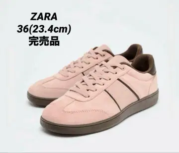 ZARA 자라 핑크 스니커즈 36 23.4cm