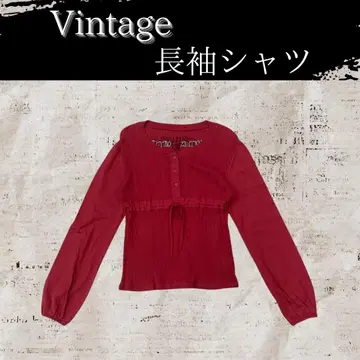 [ 00s vintage ] 긴팔 셔츠 빨간색