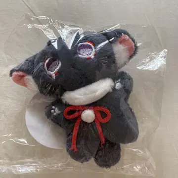 원신 산병 고양이 봉제 인형 10cm 스트랩 포함