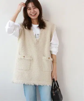미사용 새상품 저널 스탠다드 리룸 TWEEDY KNIT 베스트
