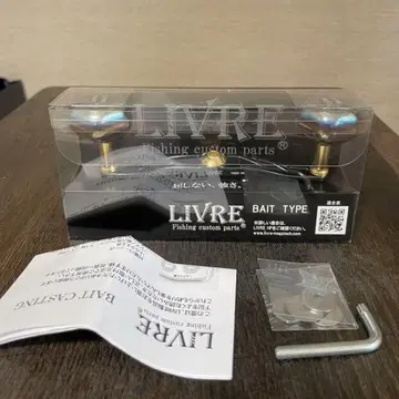 LIVRE 크랭크 130 왼쪽 감기 시마노용 건메탈+골드 10591