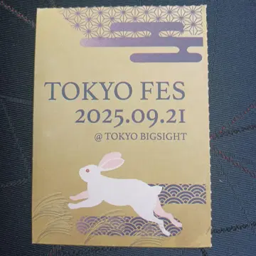 9/21 빨간색 부스 TOKYO FES.2025 서클 티켓 서치케 1장