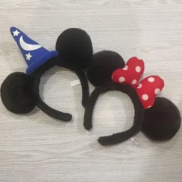 디즈니 미키 미니 머리띠 판타지아 성인용 세트