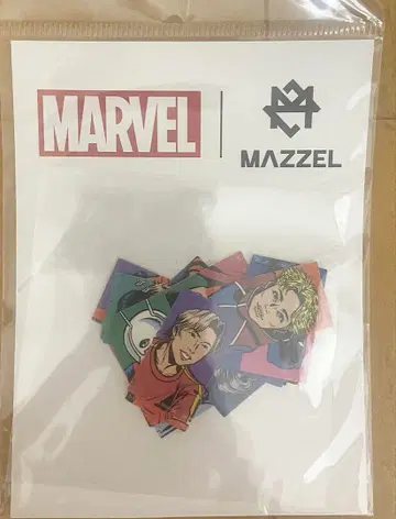 MARVEL MAZZEL 코믹 프레이크 씰 세트