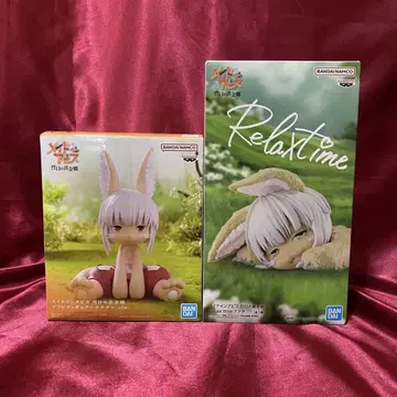 메이드 인 어비스 나나치 피규어 Relax time 소프트 비닐 2체