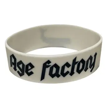Age Factory 러버 밴드 화이트 초레어