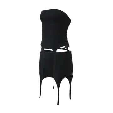 Theredthread S garter bare shorts set