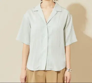 BEAUTY&YOUTH UNITED ARROWS 반팔 오픈 카라 셔츠