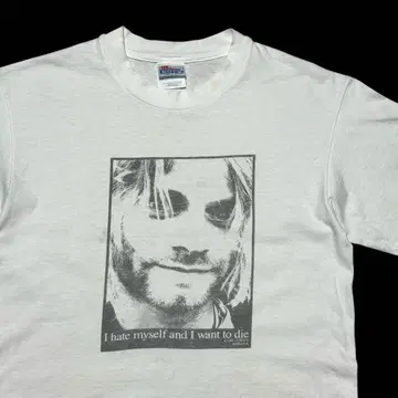 레어 90s NIRVANA Kurt Cobain Memorial 티셔츠