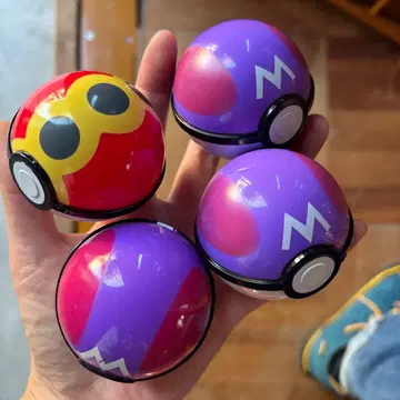 몬스터볼풍 캡슐 토이 4개 세트