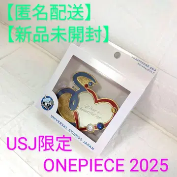 USJ 한정판 새상품 원피스 상디 스마트폰 그립 스마트폰 링