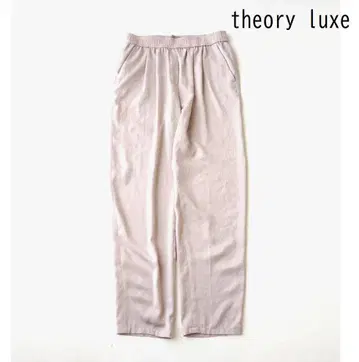 theory luxe Washable Satin 이지 팬츠 40