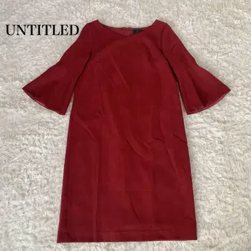 UNTITLED 언타이틀 원피스 1 와인 레드