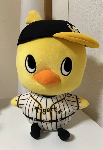 한신 타이거즈 병아리 봉제 인형 치킨 라면 닛신