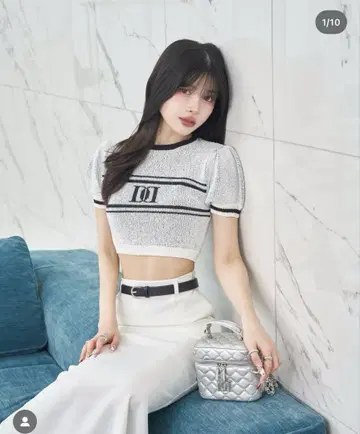 Darich 로고 파일 니트탑 다리치