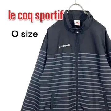 여성용 르꼬끄 윈드 브레이커 자켓 O사이즈 블랙/그레이